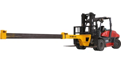 ফর্কলিফ্ট ট্রাক এক্সটেনশন বুম কাঁটাচামচ স্কিওয়ার গ্লাস লোডিং এবং আনলোডিংয়ের জন্য সংযুক্তি